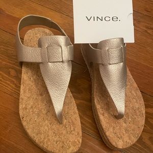 Never worn Vince sandal. Size 7,  in original box..
